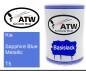 Preview: Kia, Sapphire Blue Metallic, T5: 500ml Lackdose, von ATW Autoteile West.